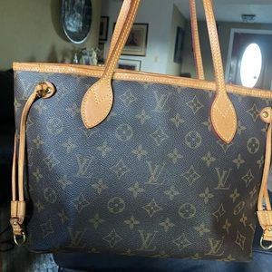 Louis Vuitton Neverfull Mm Brown Monogram Canvas Tote